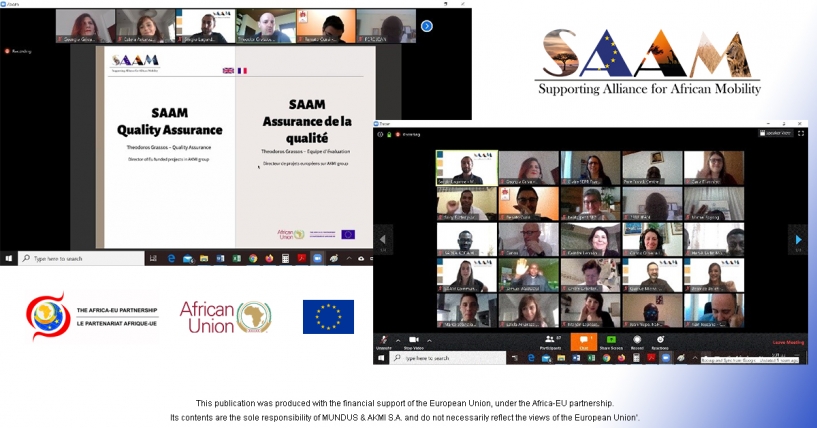 The kick-off meeting of SAAM project was held online