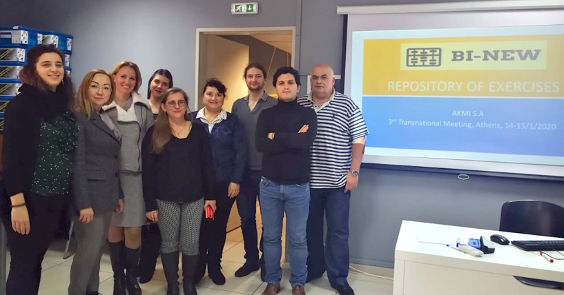 3rd Transnational Meeting of BI NEW project in Greece